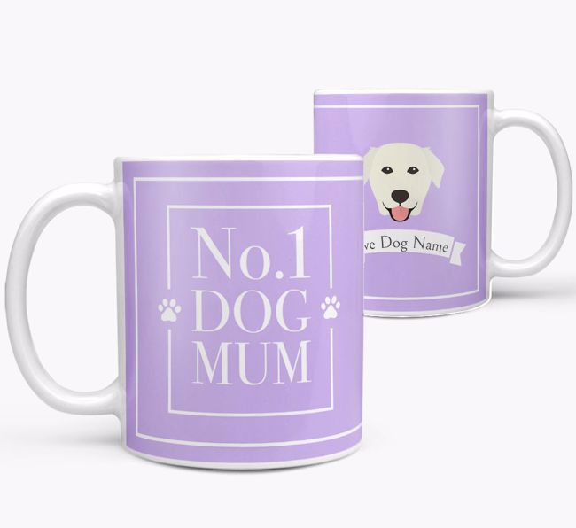 Personalised 'No.1 Mum' Mug from your {breedFullName}